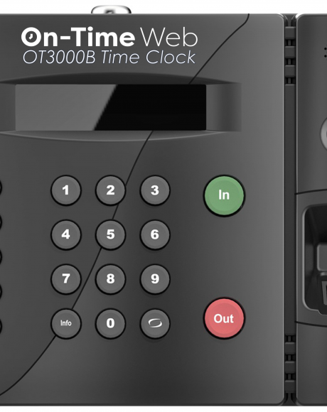 OT-3000b On-Time Web Biometric Time Clock